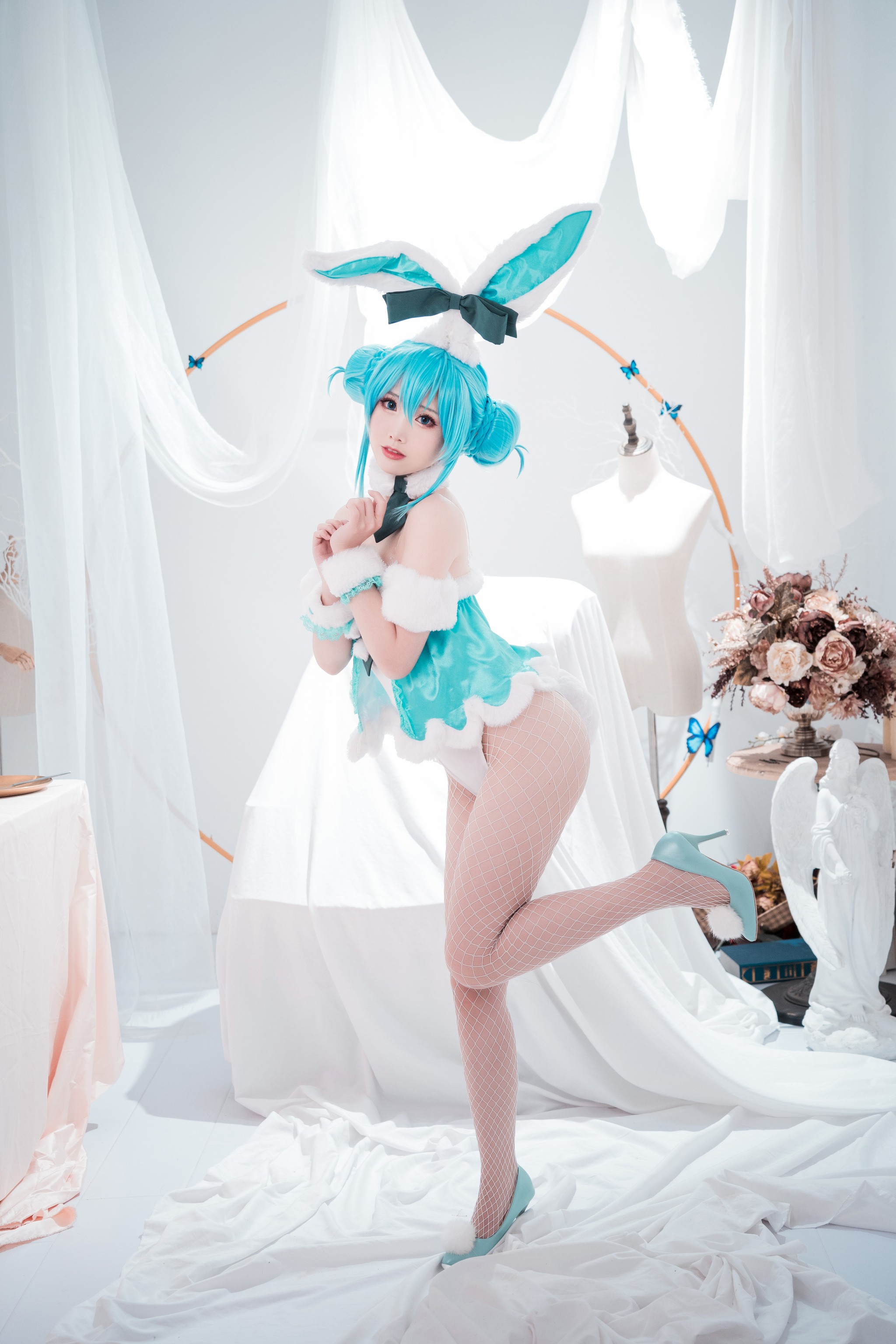 面饼仙儿 - NO.088 Coser面饼仙儿 初音兔女郎 [17P]-XikXak